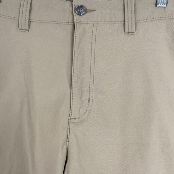 Eddie Bauer Travex Shorts Men's Size 38 Tan Outdoor Hiking Nylon Spandex - Picture 3 of 8